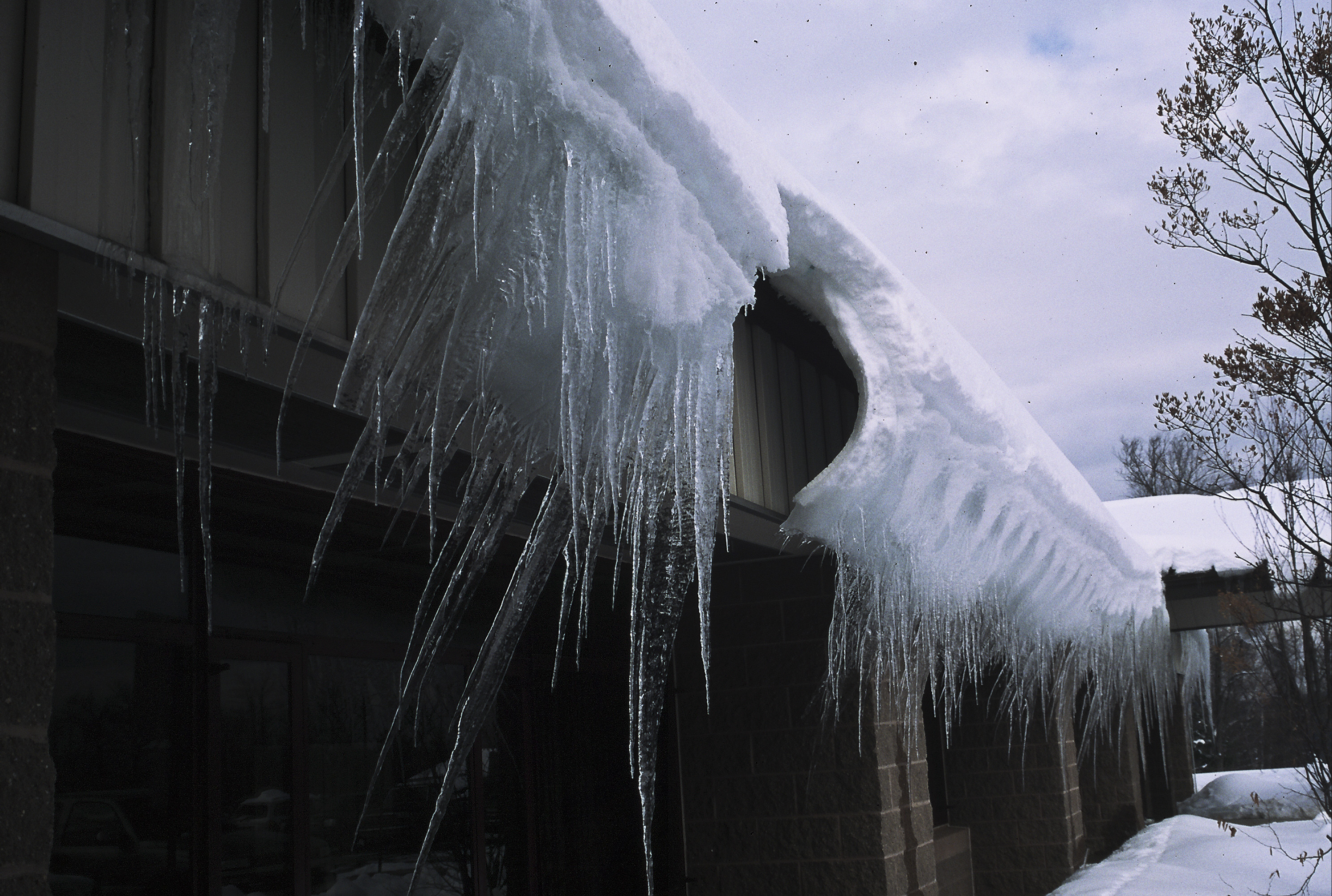 Ice is falling on my head...