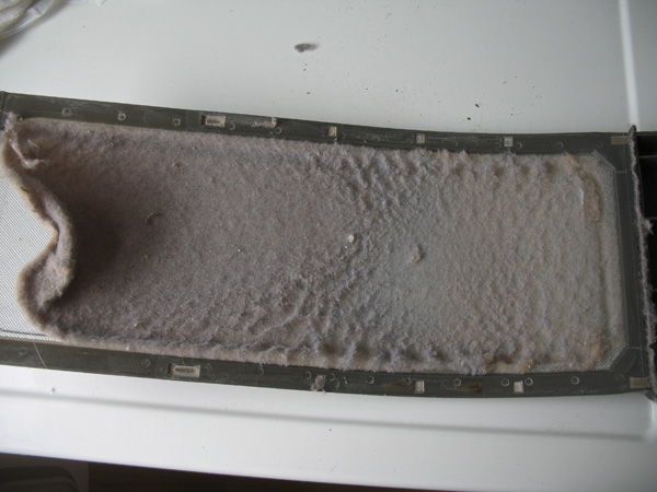 Dirty lint trap